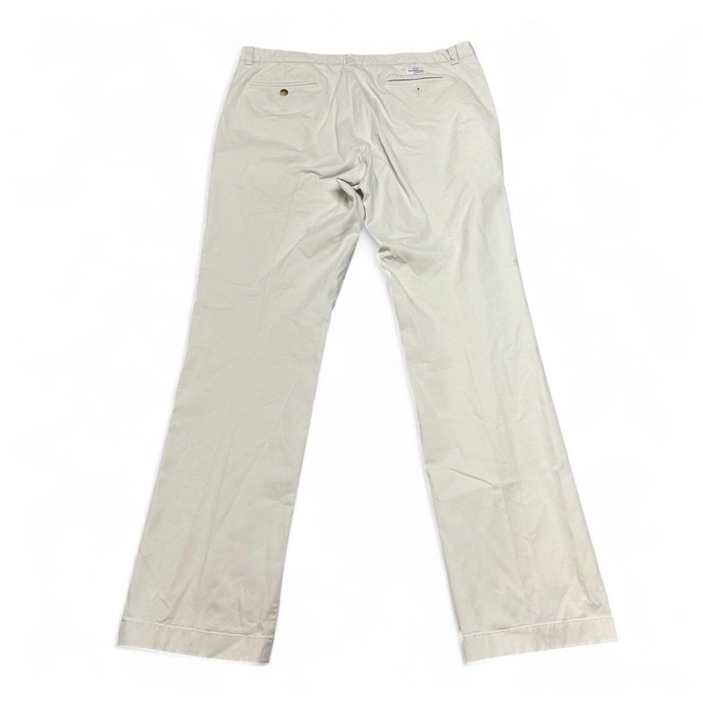 Vineyard Vines Mens 36x34 Breaker Pants Khaki Stone Chino Straight Leg Cotton - Picture 2 of 7